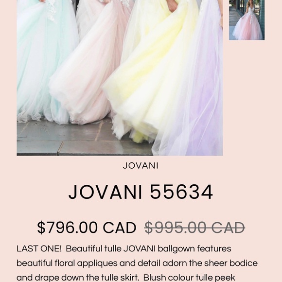 Prom Dress by Jovani - Picture 11 of 11